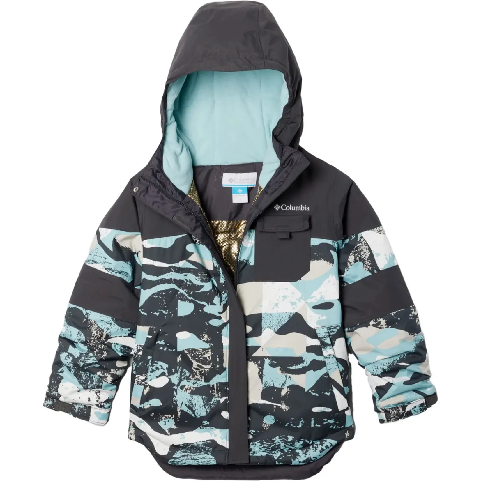 Columbia Girls' Mighty Mogul™ II Omni-Heat™ Infinity Insulated Jacket Shark Geoglacial, Shark