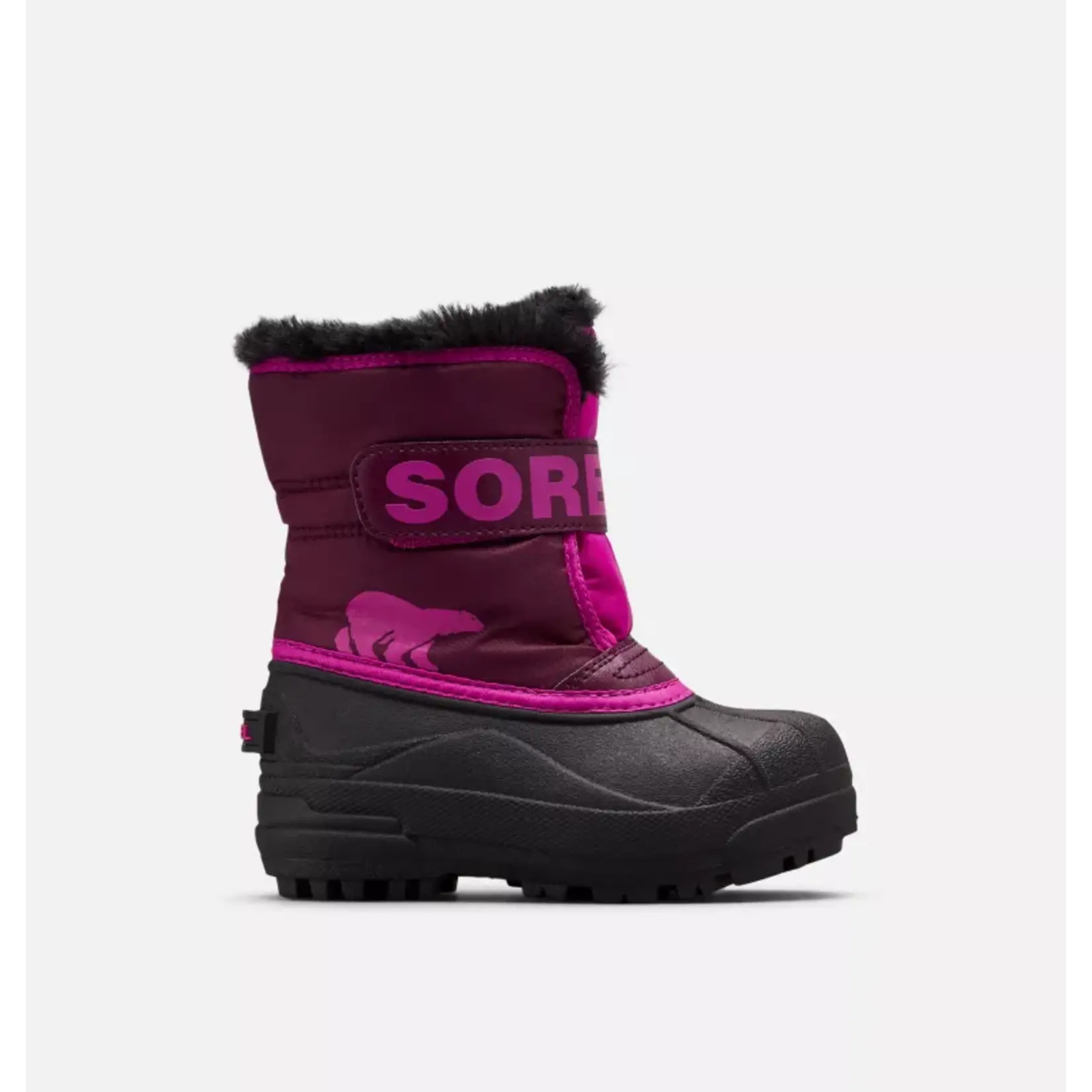 Sorel Sorel Childrens snow commander - purple dahlia, groovy pink