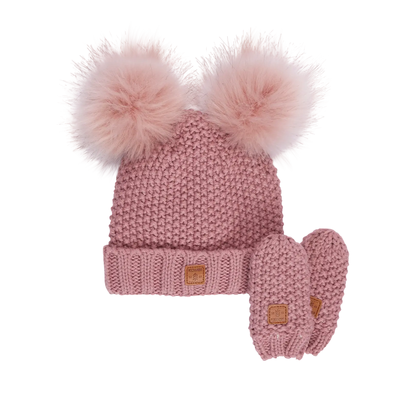 Kombi Adorable Knit Toque and Mittens Set - Infants