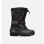 Sorel Youth Flurry- Black, City Grey