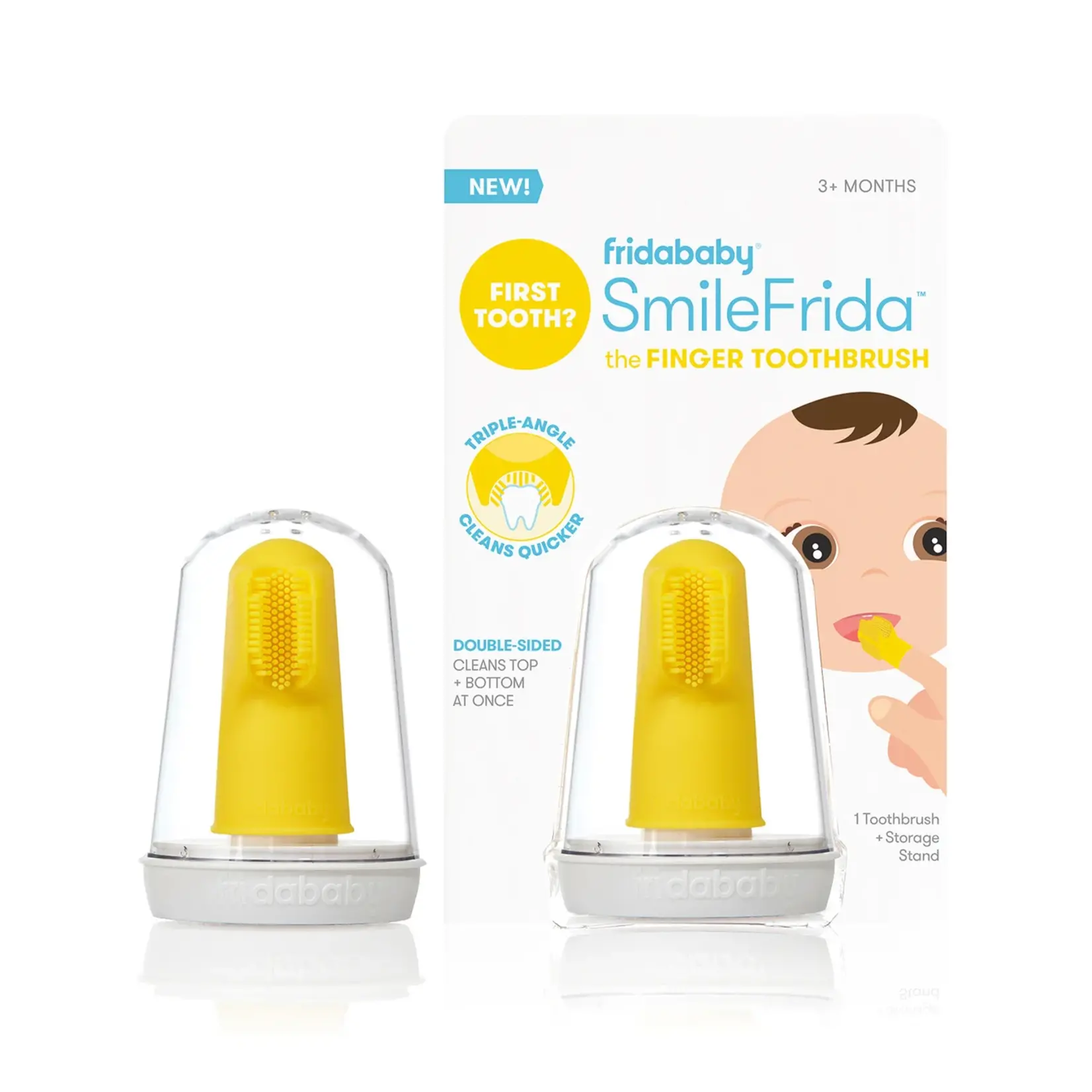 FridaBaby SmileFrida Finger Toothbrush, 3-12m