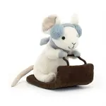 Jellycat I am Merry Mouse Sleighing