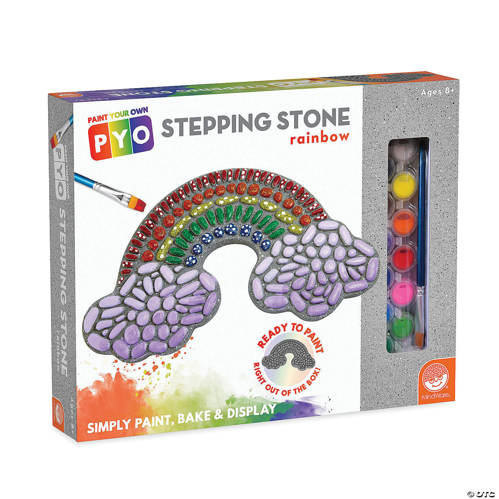 MindWare Paint-Your-Own Stepping Stone: Rainbow