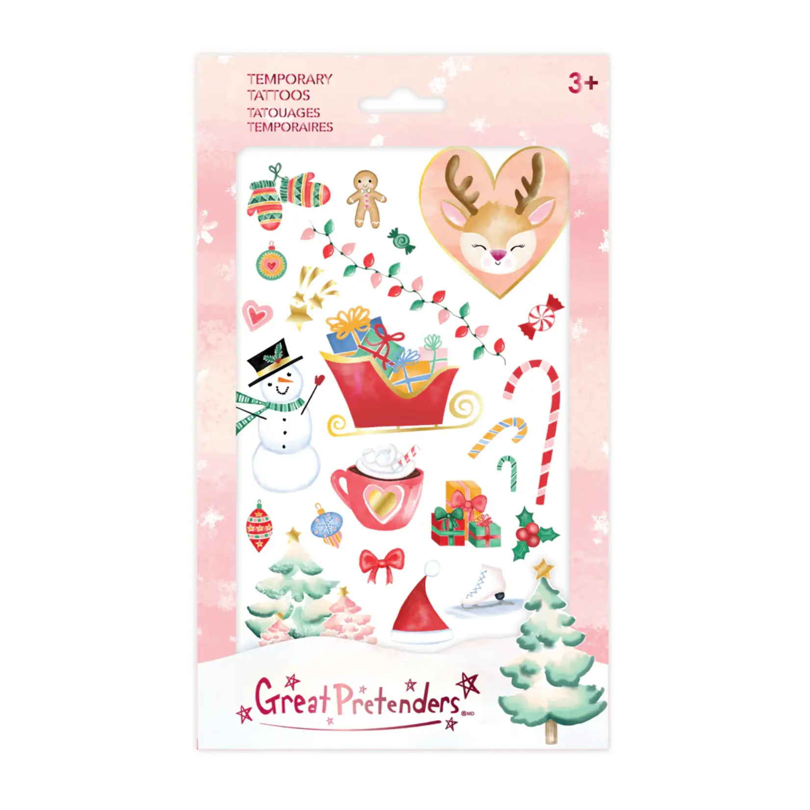 Great Pretenders Holiday Temporary Tattoos