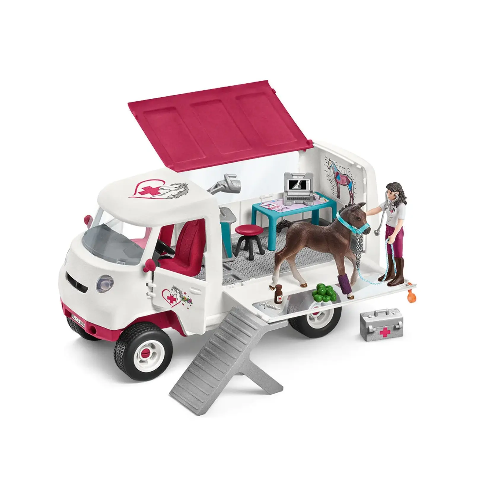 Schleich Mobile Vet With Hanoveria