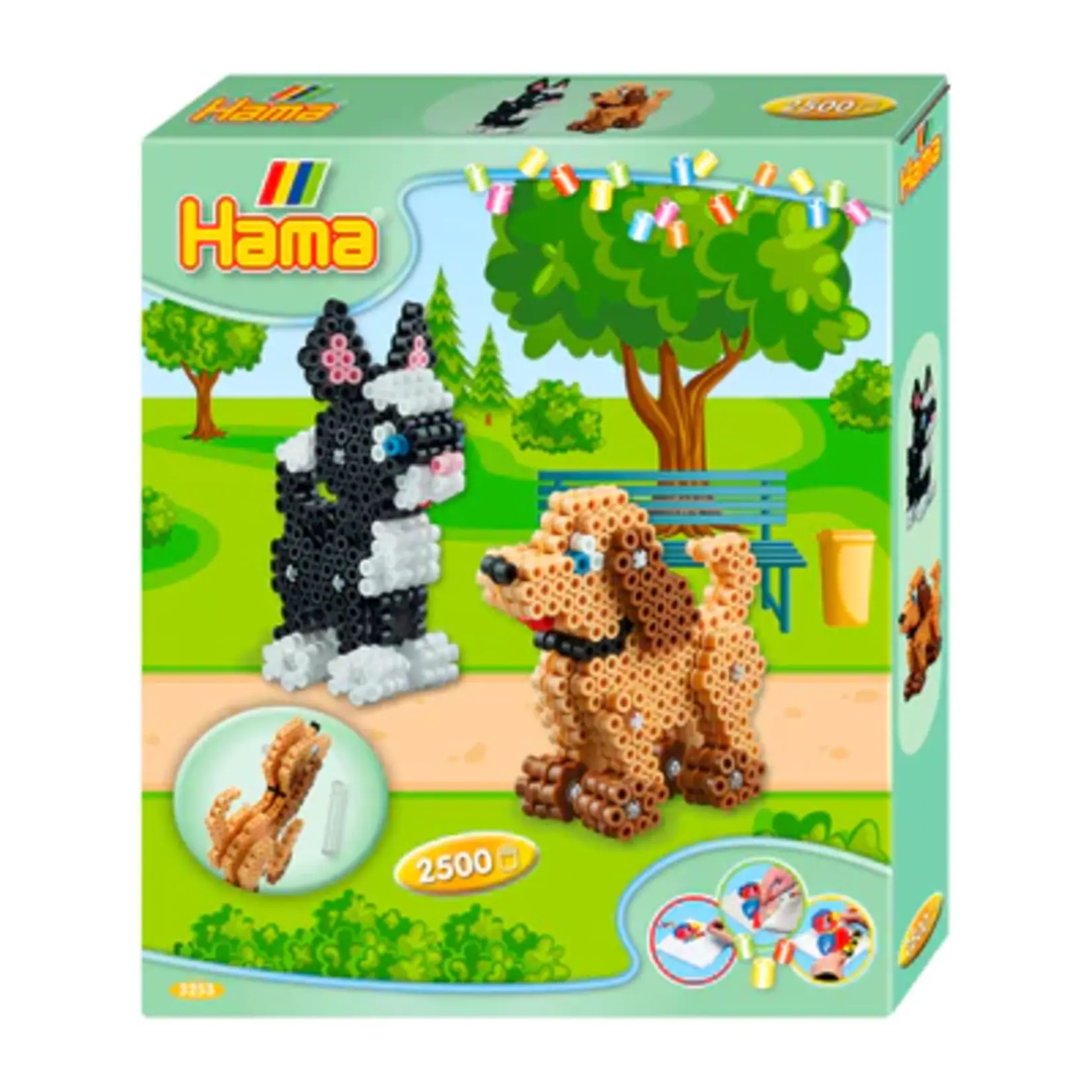 Hama Gift Box 3D Dog & Cat