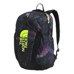 The North Face Youth Mini Recon Backpack TNF Black Glow Print/LED Yellow