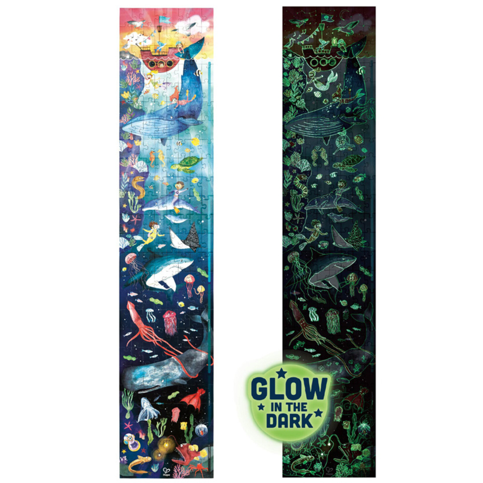 Hape Ocean Life Puzzle - Glow in the Dark