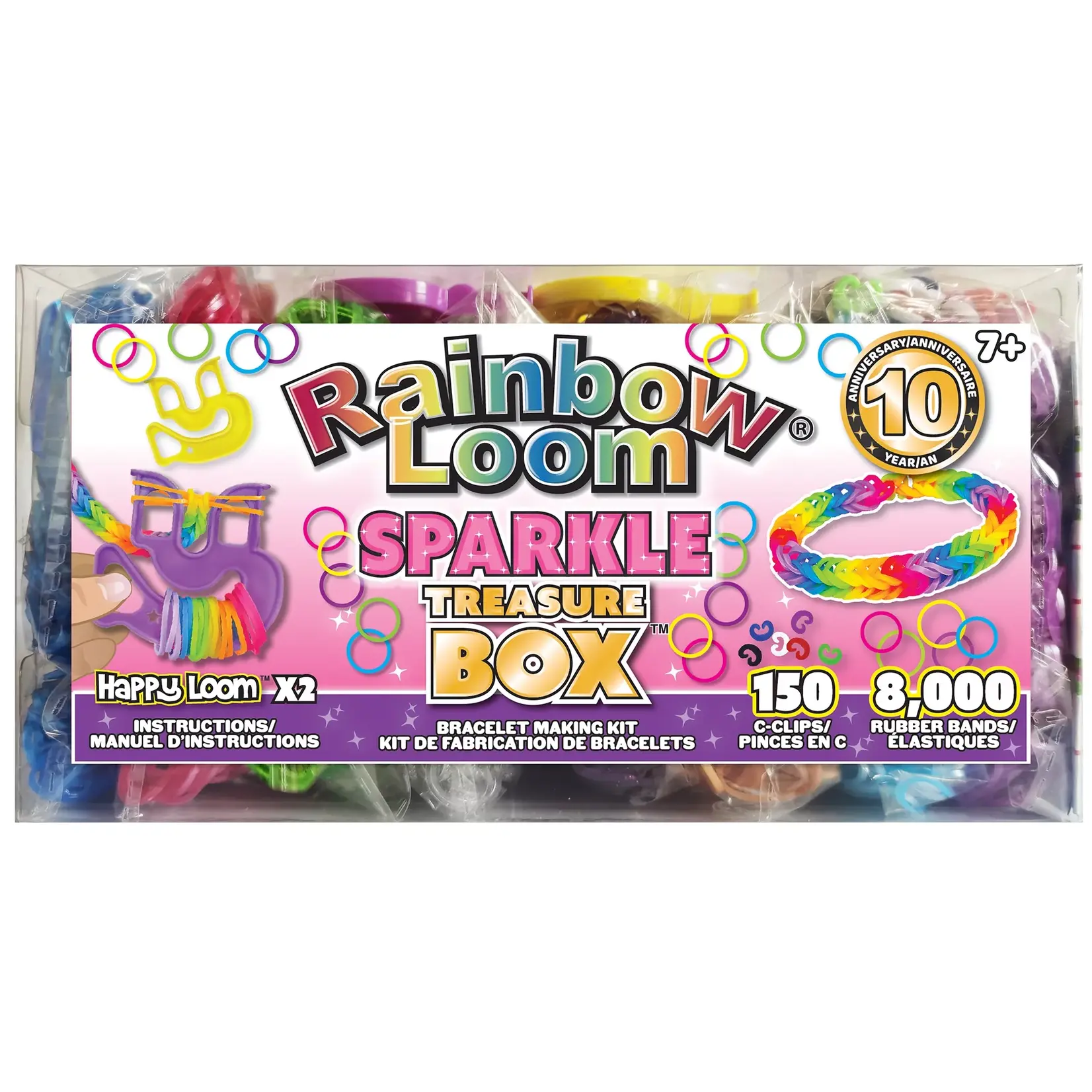 Rainbow Loom Tresure box Sparkle