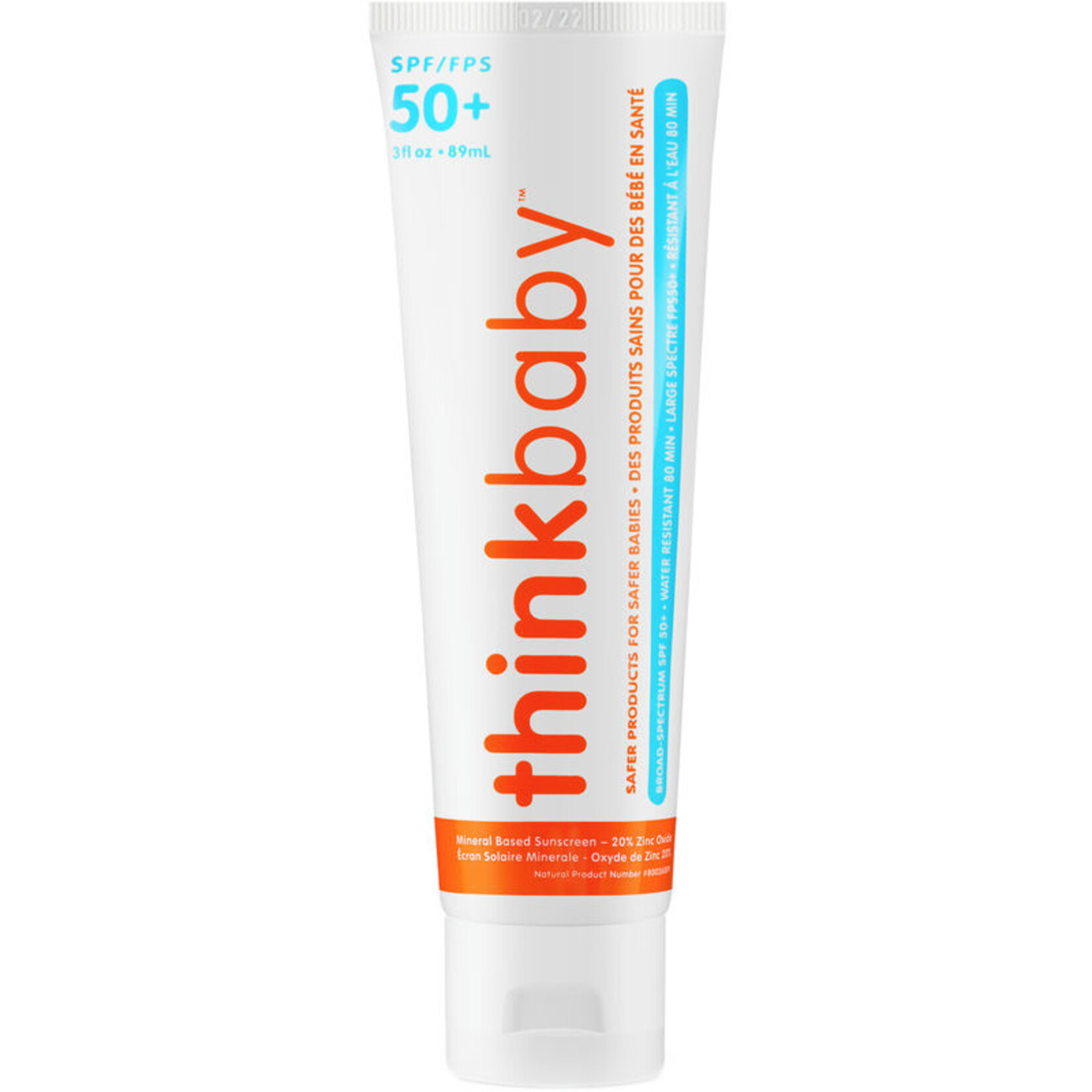 Thinkbaby Thinksport Baby Safe Sunscreen SPF 50+ (3oz)