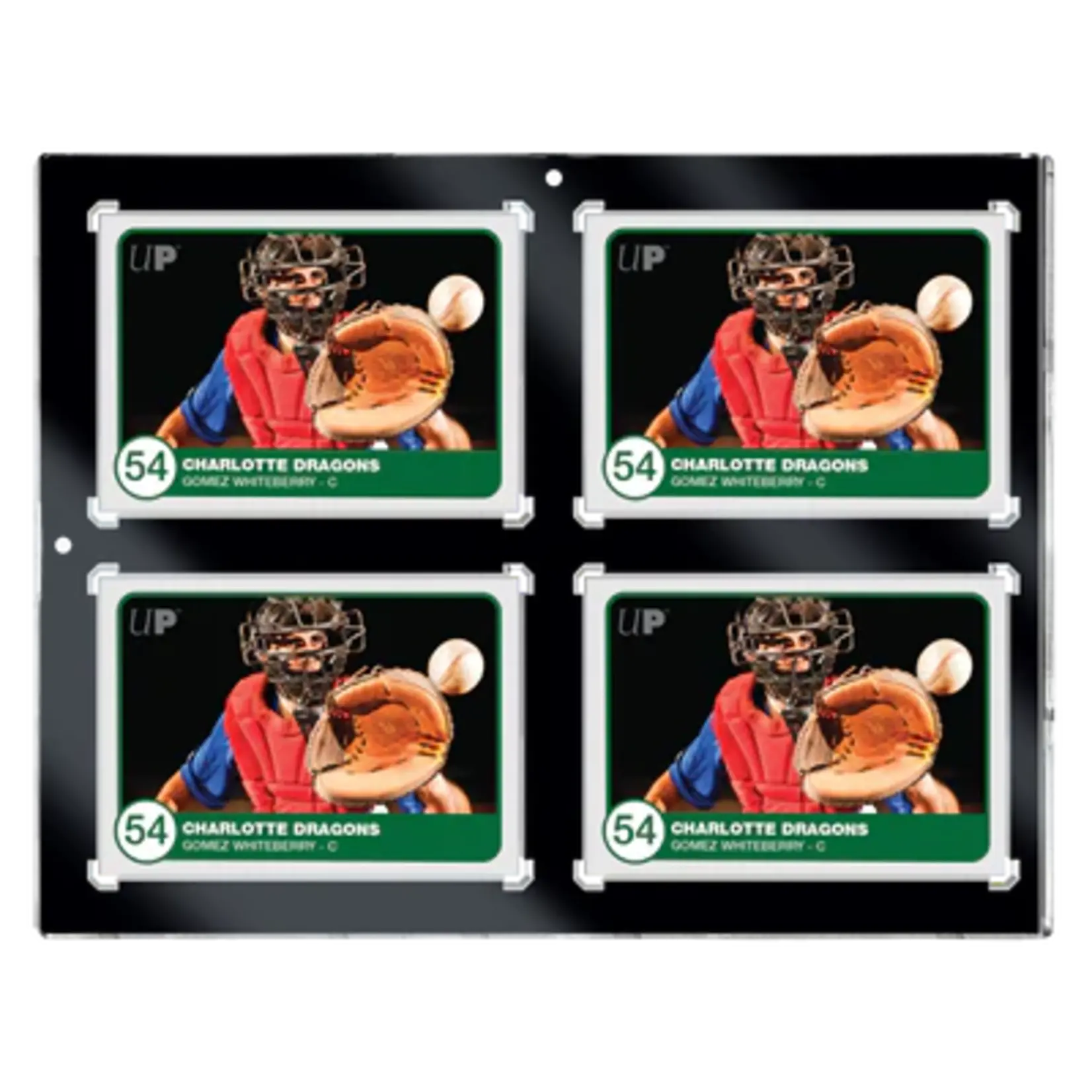 one touch One Touch Frame - 4 x Card Black Border