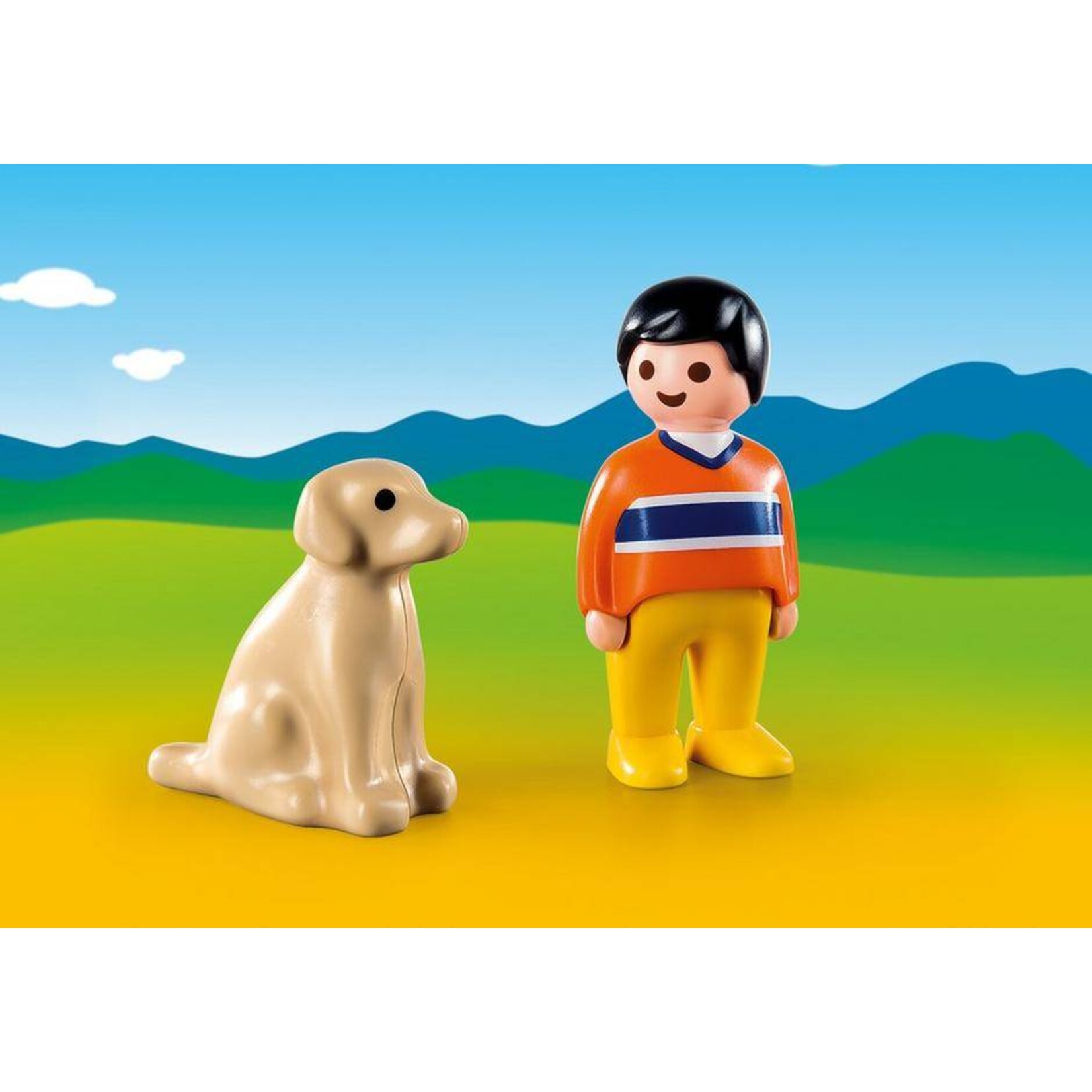 Playmobil Man with Dog