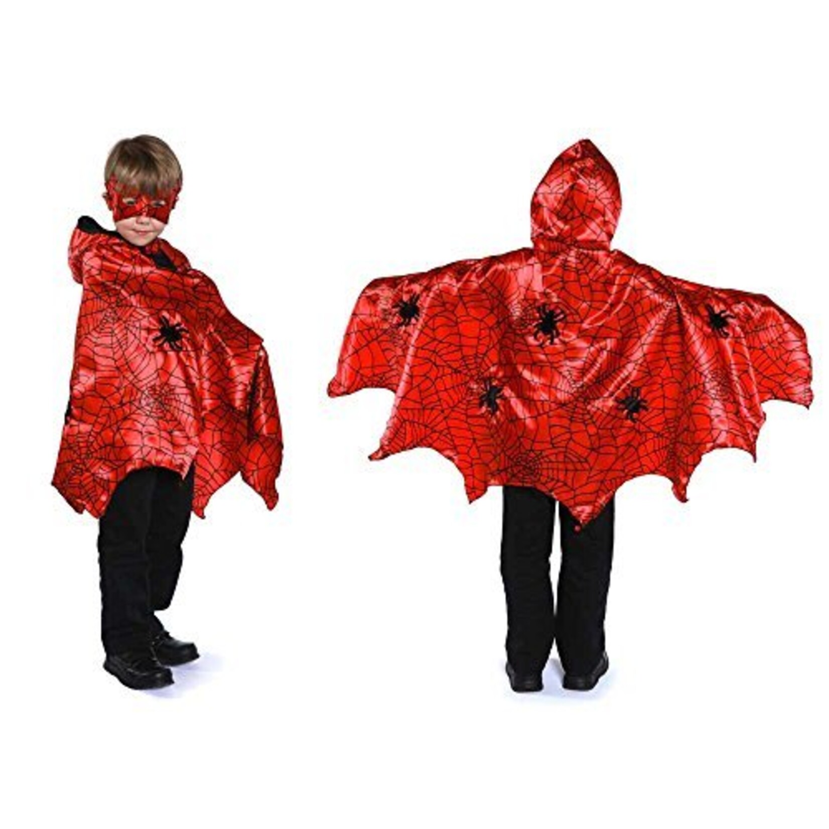 Great Pretenders Baby Reversible Spider/Bat Cape, Size 1-2