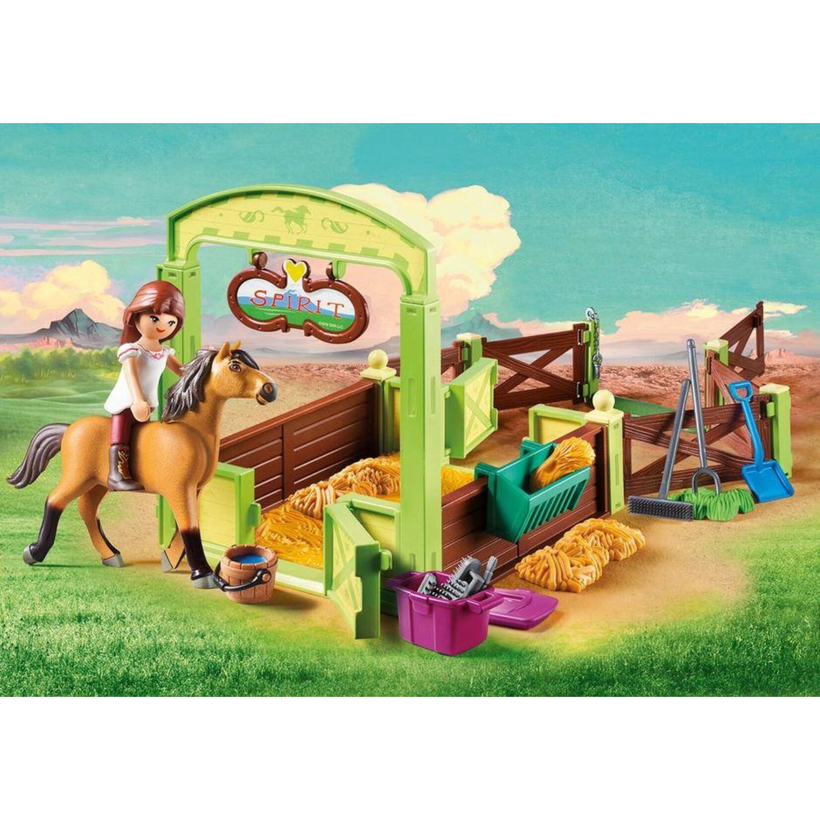 Playmobil Horse Box 'Lucky & Spirit'