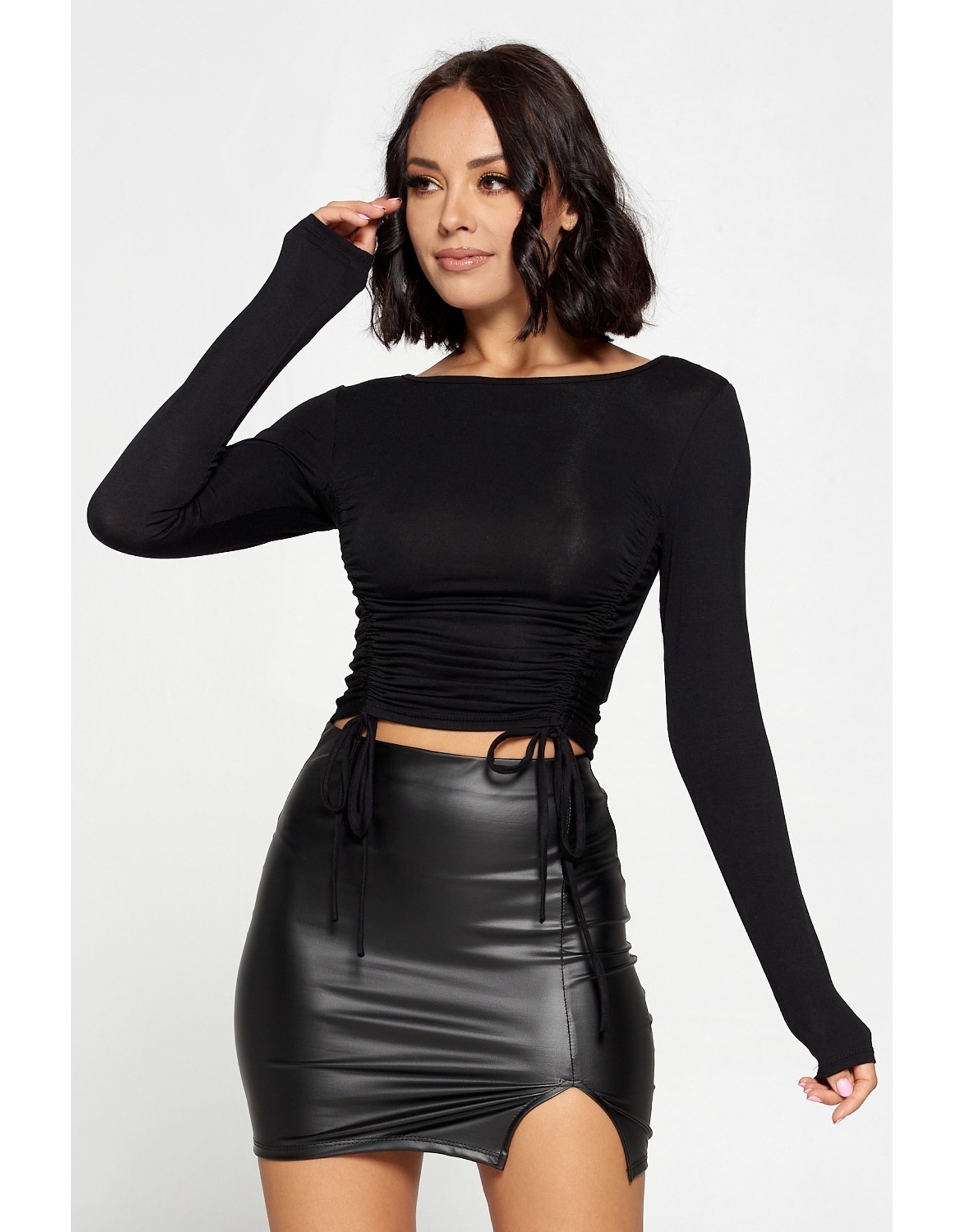 Ruched Crop Top