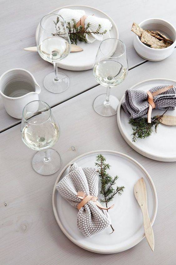 Setting the table for the Holidays