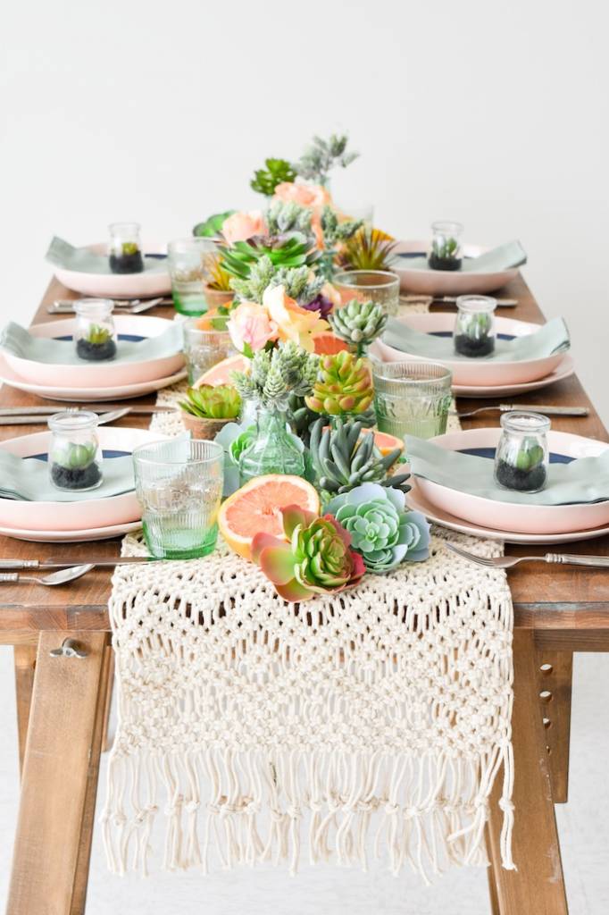 Une table parfaitement estivale