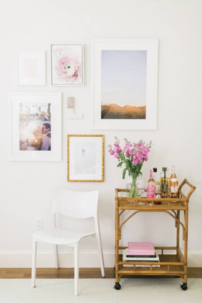 White walls ... far from boring