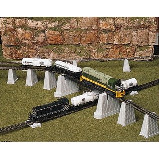 Atlas HO 80 Graduated Piers Set 47-Pcs., HO