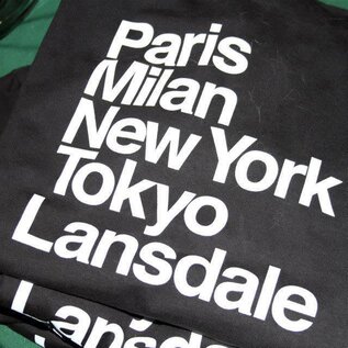 Discover Lansdale 'Favorite Cities' T-Shirt, Black - Large