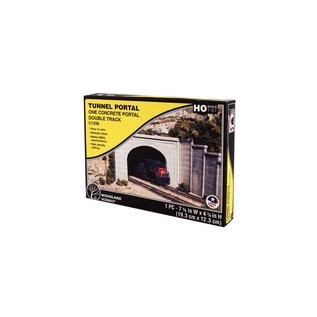 Woodland Scenics C1256 Concrete Double Portal, HO Scale