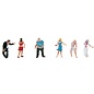 Walthers 949-6080 Zombies, 6Pcs., HO Scale