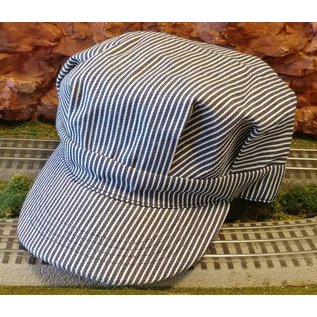 BKP200 Engineer Hat Blue Stripe, Adult