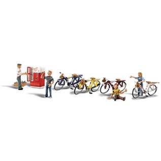 Woodland Scenics A2752 - Bicycle Buddies (O scale),  Woodland Scenics