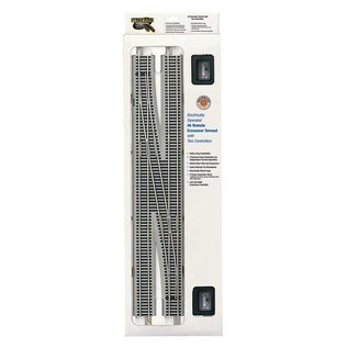 Bachmann 44575 #6 Remote Crossover LH Turnout, HO NS EZ Track