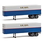 Walthers 949-2426 US Mail 35' Trailer 2-Pk