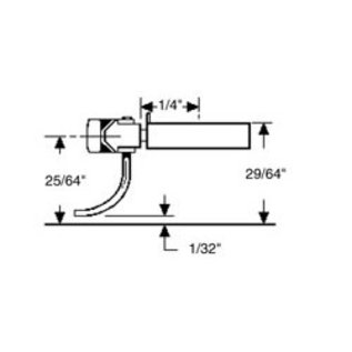 Kadee #143 "Whisker" Couplers w/Short Centerset 2Pr, Kadee HO