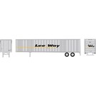 Athearn ATH28068 RTR 48' Wedge Trailer Lee Way #50014