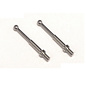 Henning's Trains 408-2N Nickel Flag Post, 2Pcs