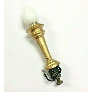 128-7G Terrace Lamp, Complete, Gold w/1442p bulb