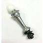 128-7S Terrace Lamp, Complete w/1442P bulb, Silver