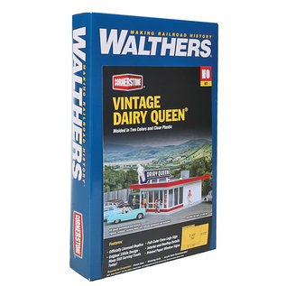 Walthers 933-3484 Vintage Dairy Queen, HO Scale