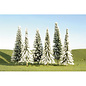 Bachmann 32102 Pine Trees w/Snow, 3"-4", 9Pcs.