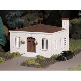 Bachmann 45609 Police Station w/Car, Bachmann Plasticville