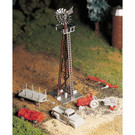 Bachmann 45603 Windmill w/Farm Machinery, Bachmann Plasticville