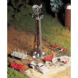 Bachmann 45603 Windmill w/Farm Machinery, Bachmann Plasticville