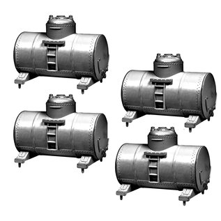 Lionel 1957290 Tank Containers4-Pk, silver