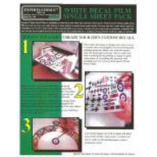 Experts-Choice No.119 Decal Paper, White Inkjet, 8 1/2 x 11