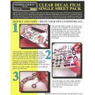 Experts-Choice No.124 Decal Paper, Clear Laser, 8 1/2 x 11