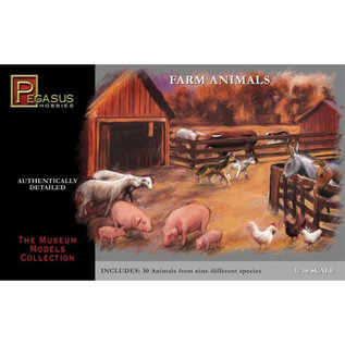 7006 Farm Animals. 30 Pcs., O Scale