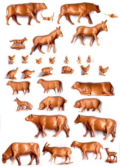 00 scale animals