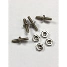 153-4 Binding Post & Nut, 4Pcs