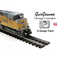 Gargraves 401 37" S-Gauge Straight w/Tinplated Rails, Flexible