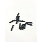 11-11B Insulating Fiber Track Pins, Black, 12pcs