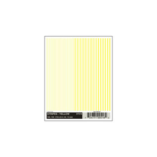 Woodland Scenics DT516 Stripes Yellow Dry Transfer Decals