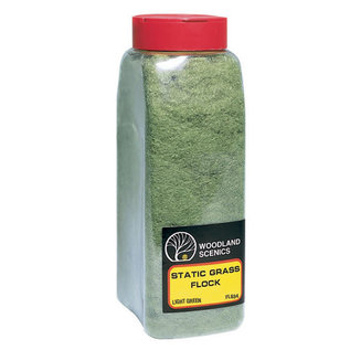 Woodland Scenics FL634 Static Grass Flock Light Green
